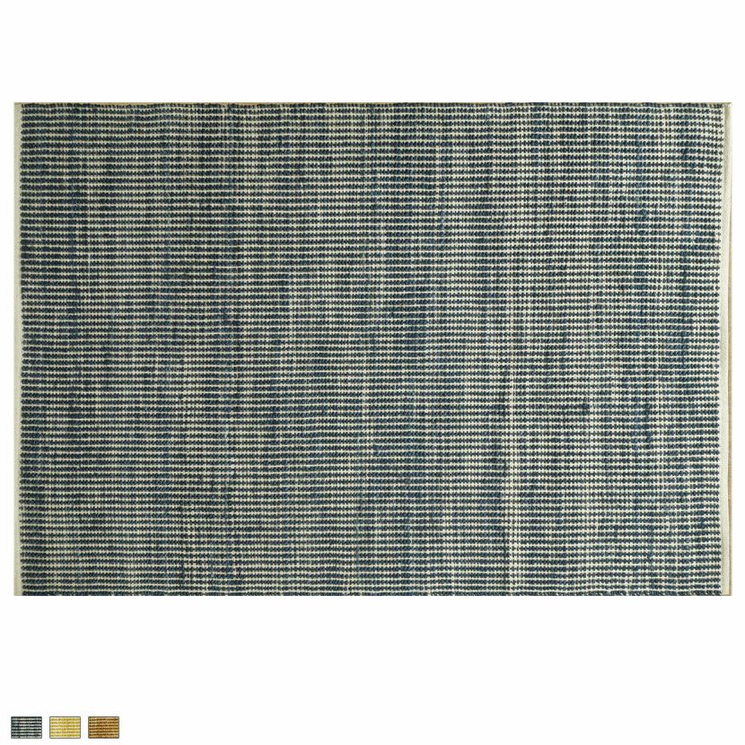 140×200cm ラグ JURO リビング カーペット 手織り マット おしゃれ