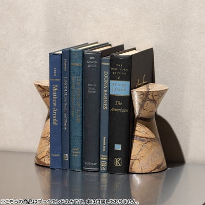 2個セット】幅15cm ブックエンドマーブル Bookends 大理石 ブック 