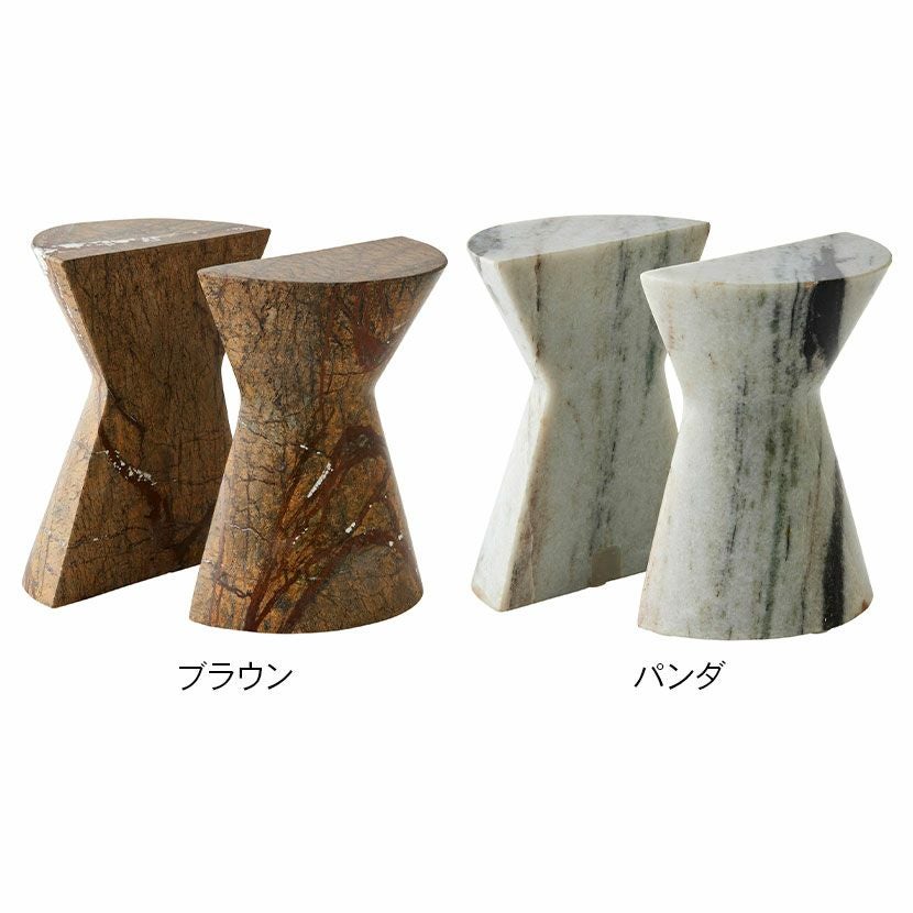 2個セット】幅12cm ブックエンドマーブル Bookends 大理石 ブック
