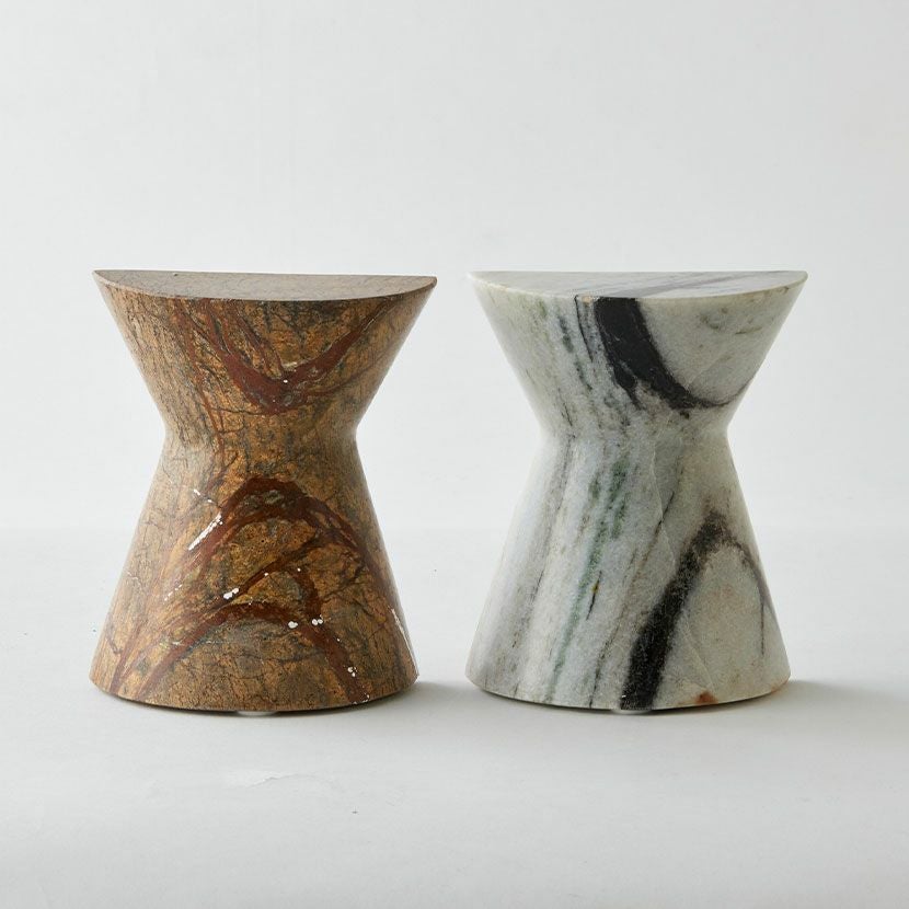 2個セット】幅12cm ブックエンドマーブル Bookends 大理石 ブック