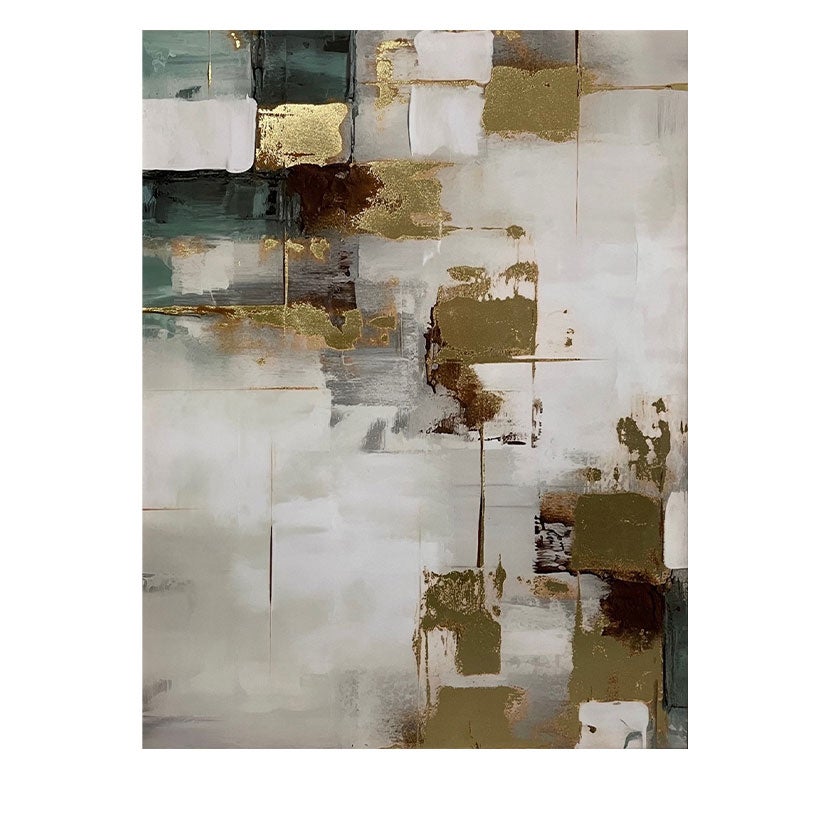 幅60cm アート ILC-62801 Luce Canvas Art Geometric orange gray