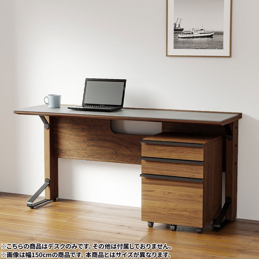 設置無料】幅120cm パソコンデスク 木目 スリム デスク 奥行50cm PC