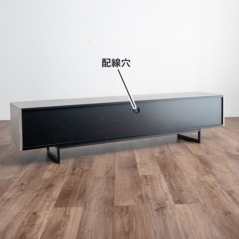 設置無料】幅180cm テレビボード セラミック天板 石目調 ローボード