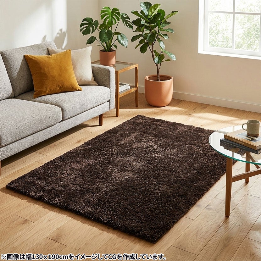 さあり　ラグカーペット 130×190cm ラグ 日本製 ジェラル カーペット マット 防ダニ 抗菌